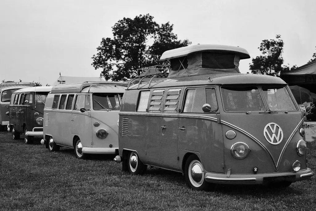 Classic VW campervan