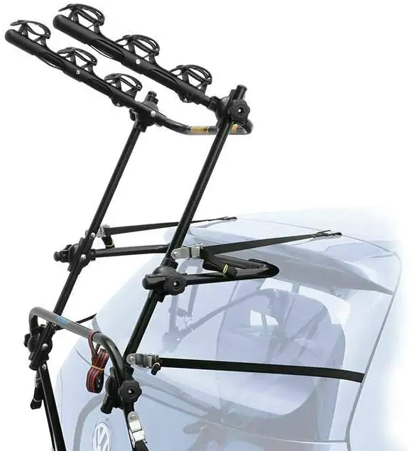 Tailgate bicycle rack for VW