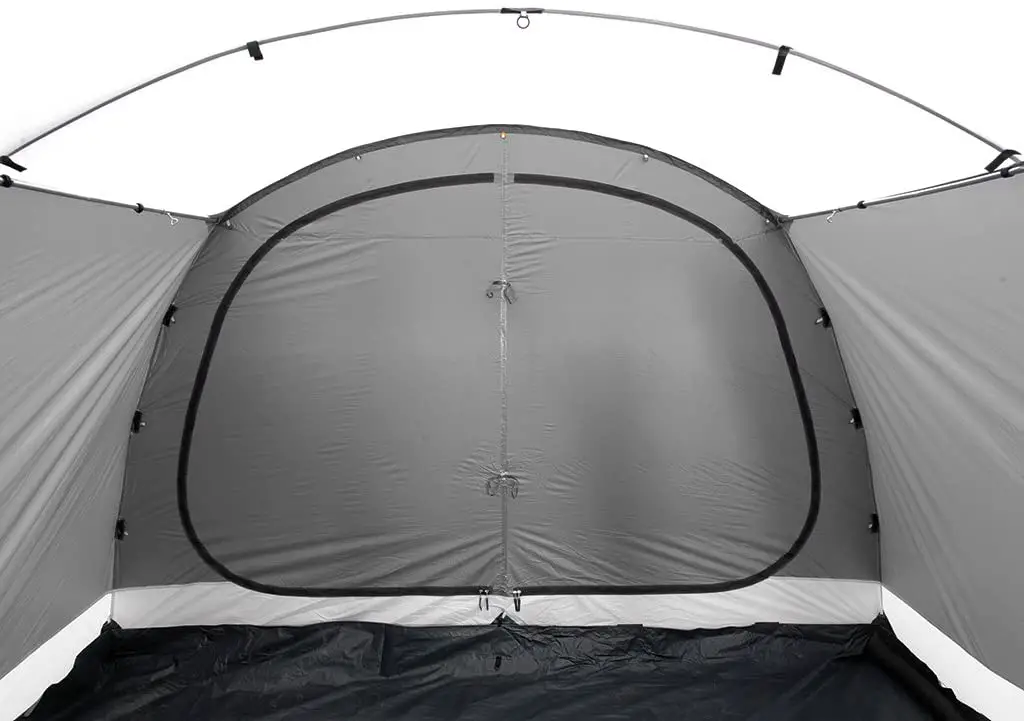 Internal space showing campervan drive away awning