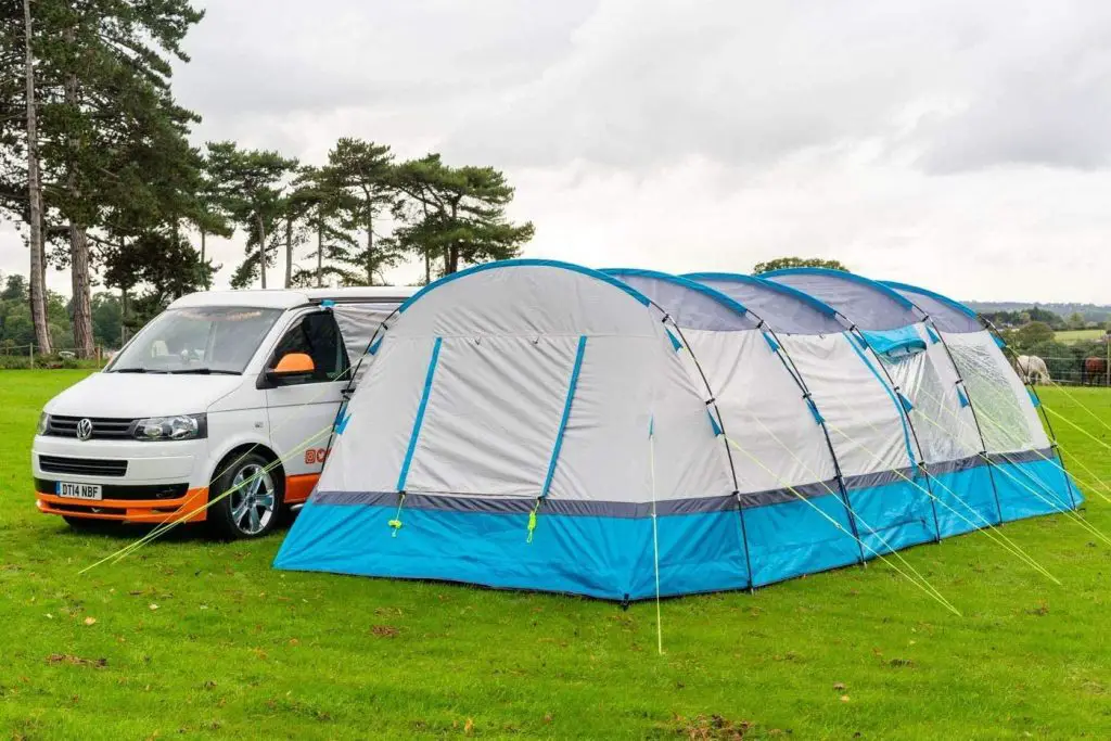 Large family drive away awning for VW T4 T5 and T6